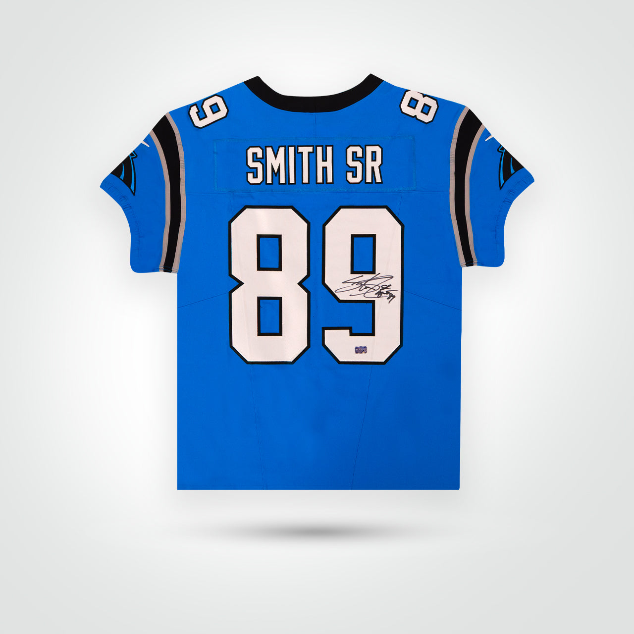 Steve Smith Sr. Signed Panthers Nike Elite Jersey