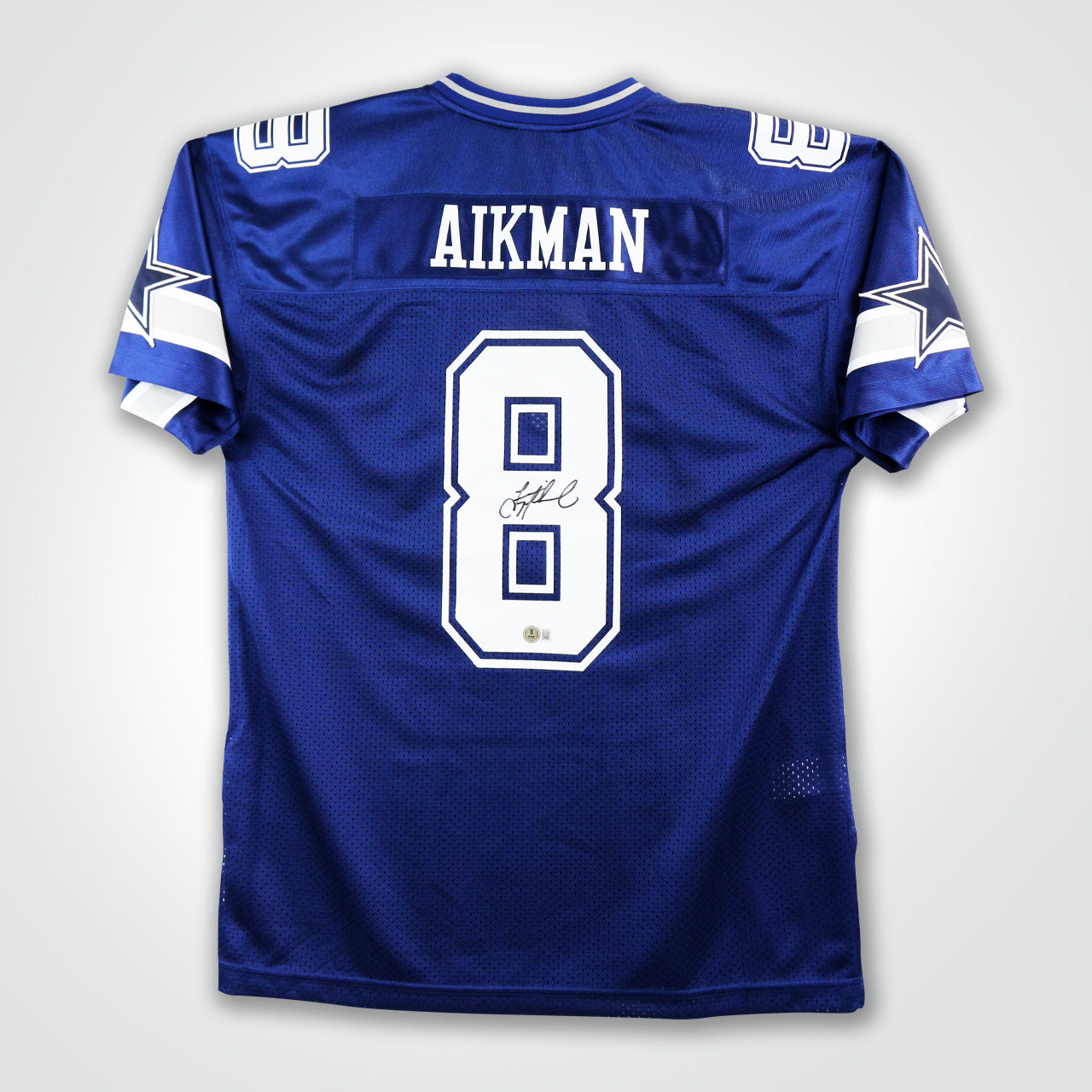 Troy Aikman Signed Cowboys Mitchell Ness Authentic Jersey The
