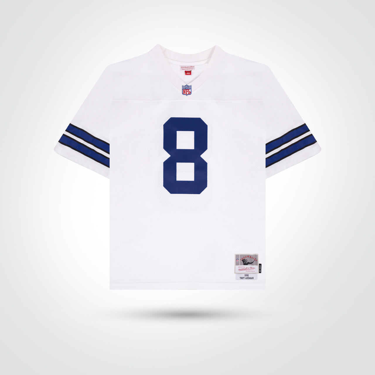 Troy Aikman Signed Cowboys Mitchell & Ness Replica Jersey