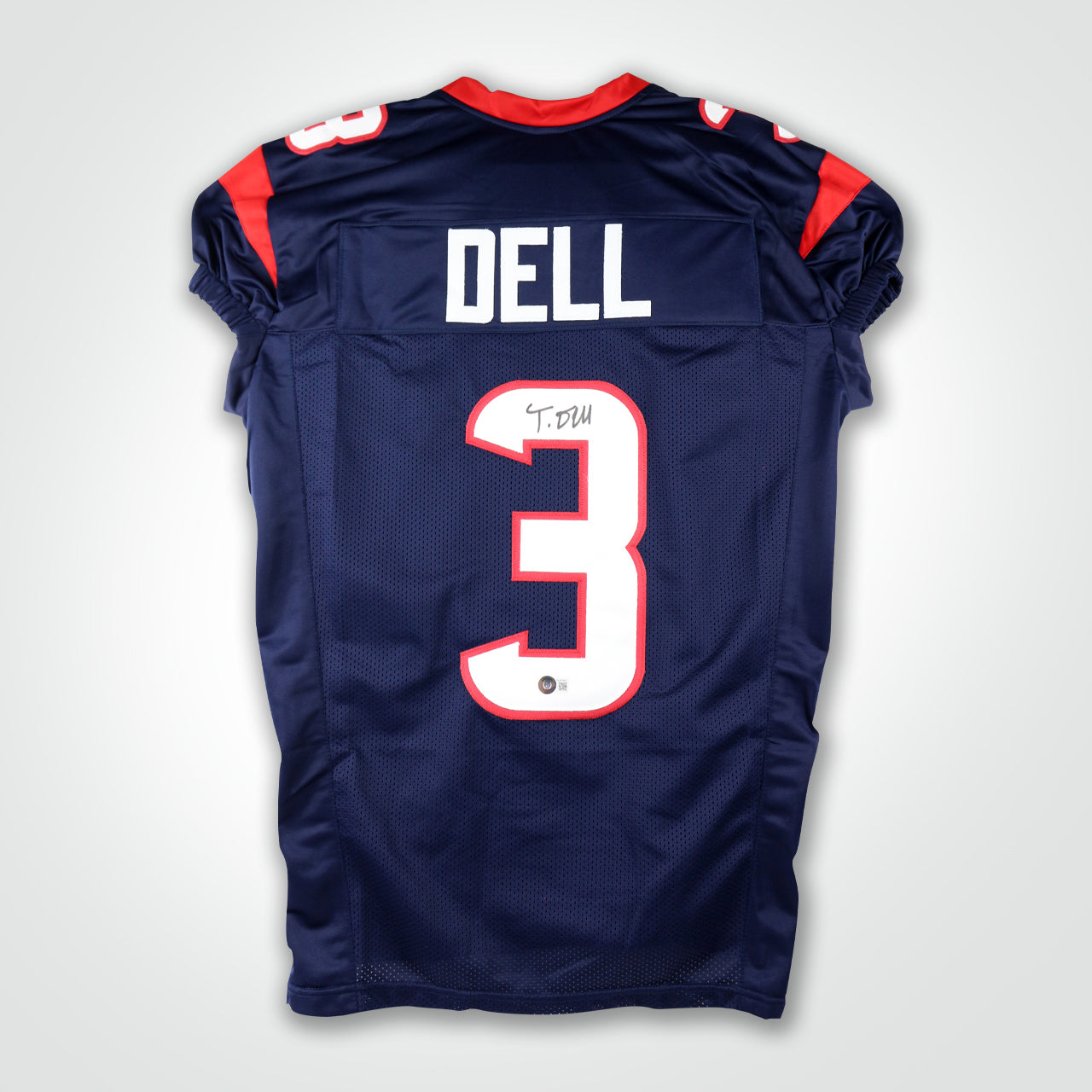Tank Dell Signed Jersey - The Real Autograph