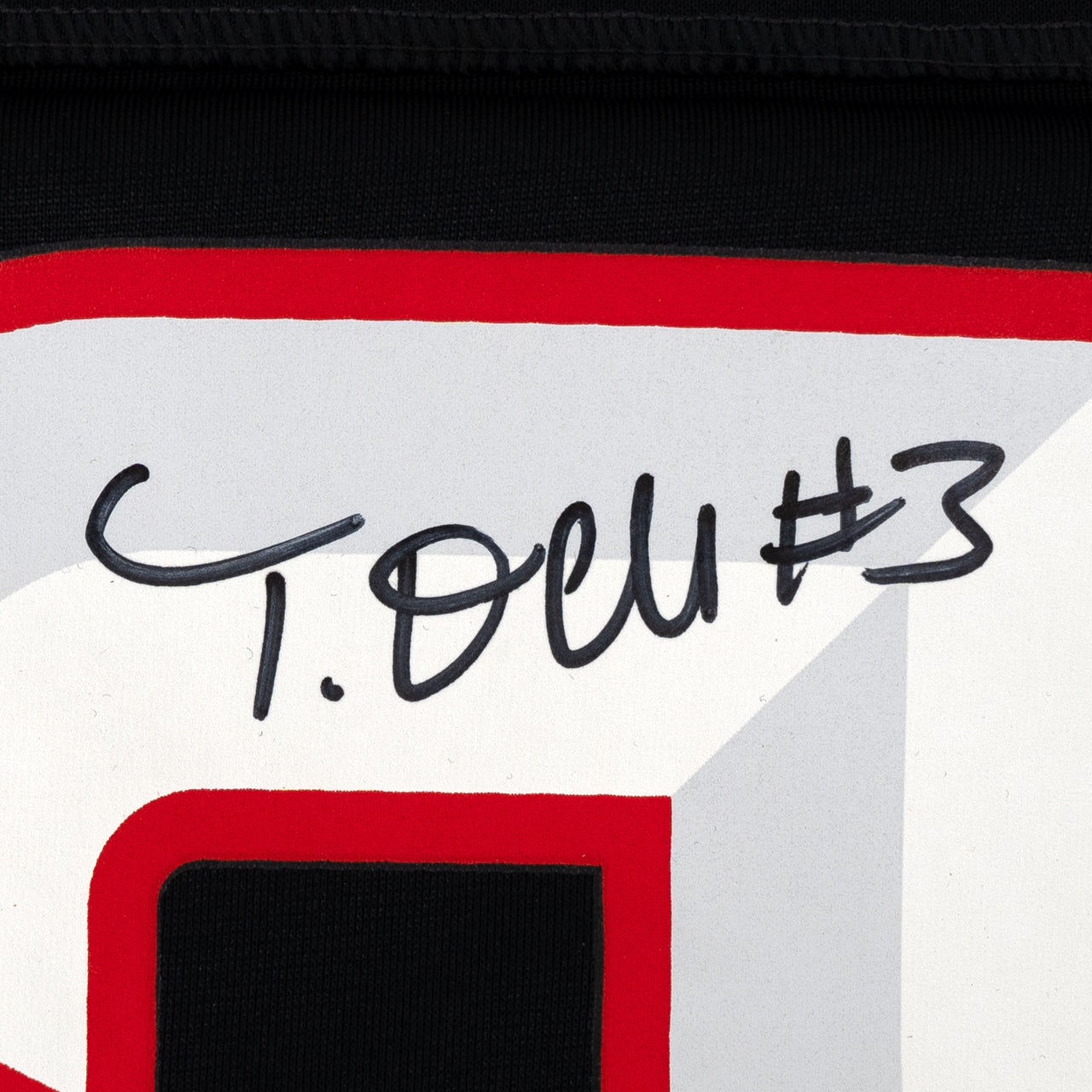 Tank Dell Signed Texans Nike Game Jersey - The Real Autograph