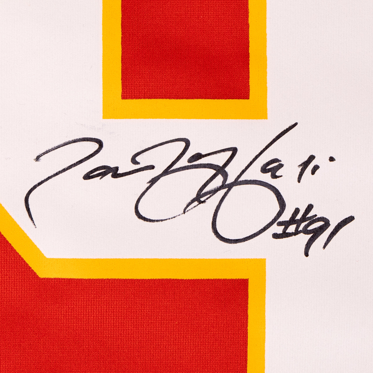 Tamba Hali Signed Chiefs Nike Game Jersey Inscribed "6x Pro Bowl" - The Real Autograph