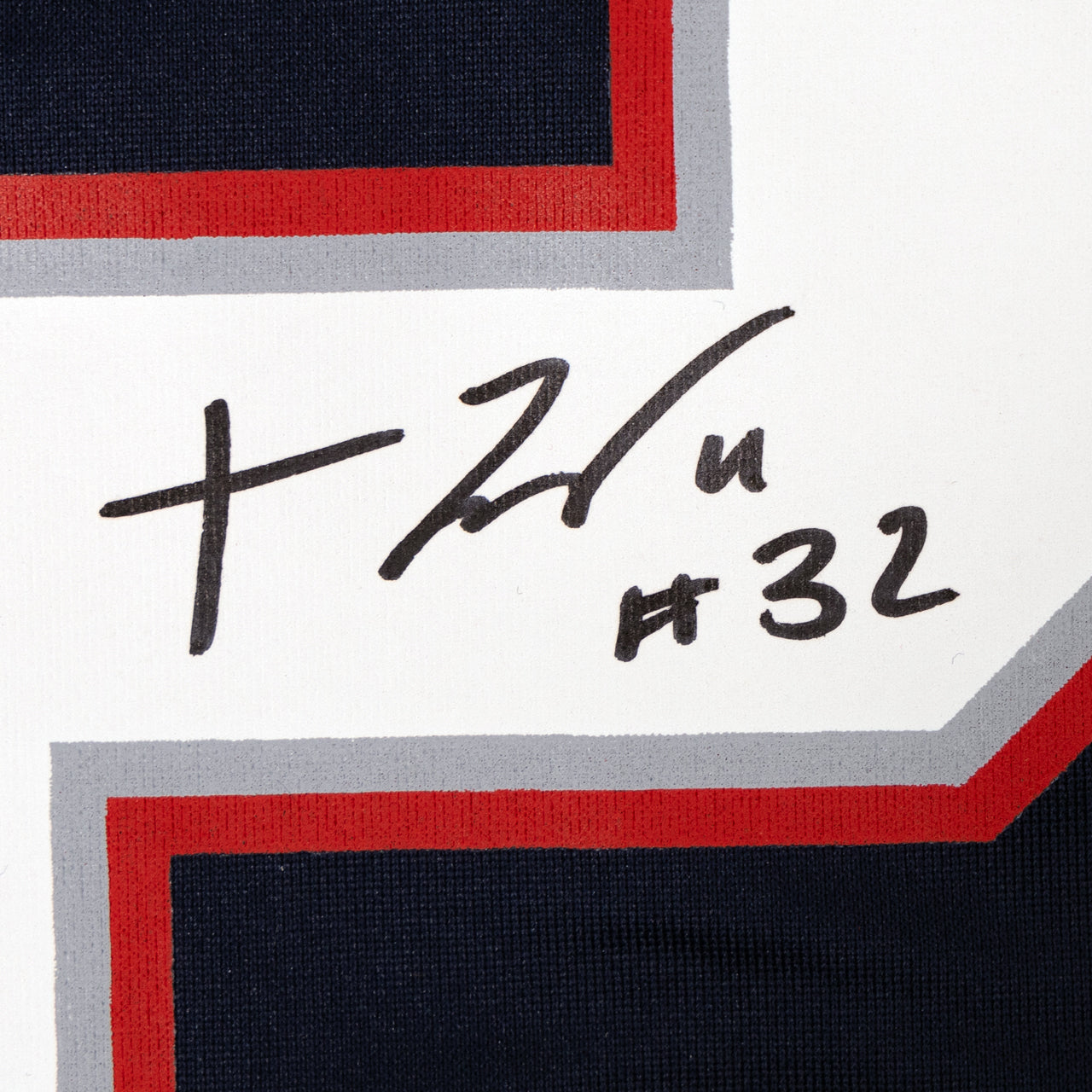 TreVeyon Henderson Signed Patriots Nike Game Jersey
