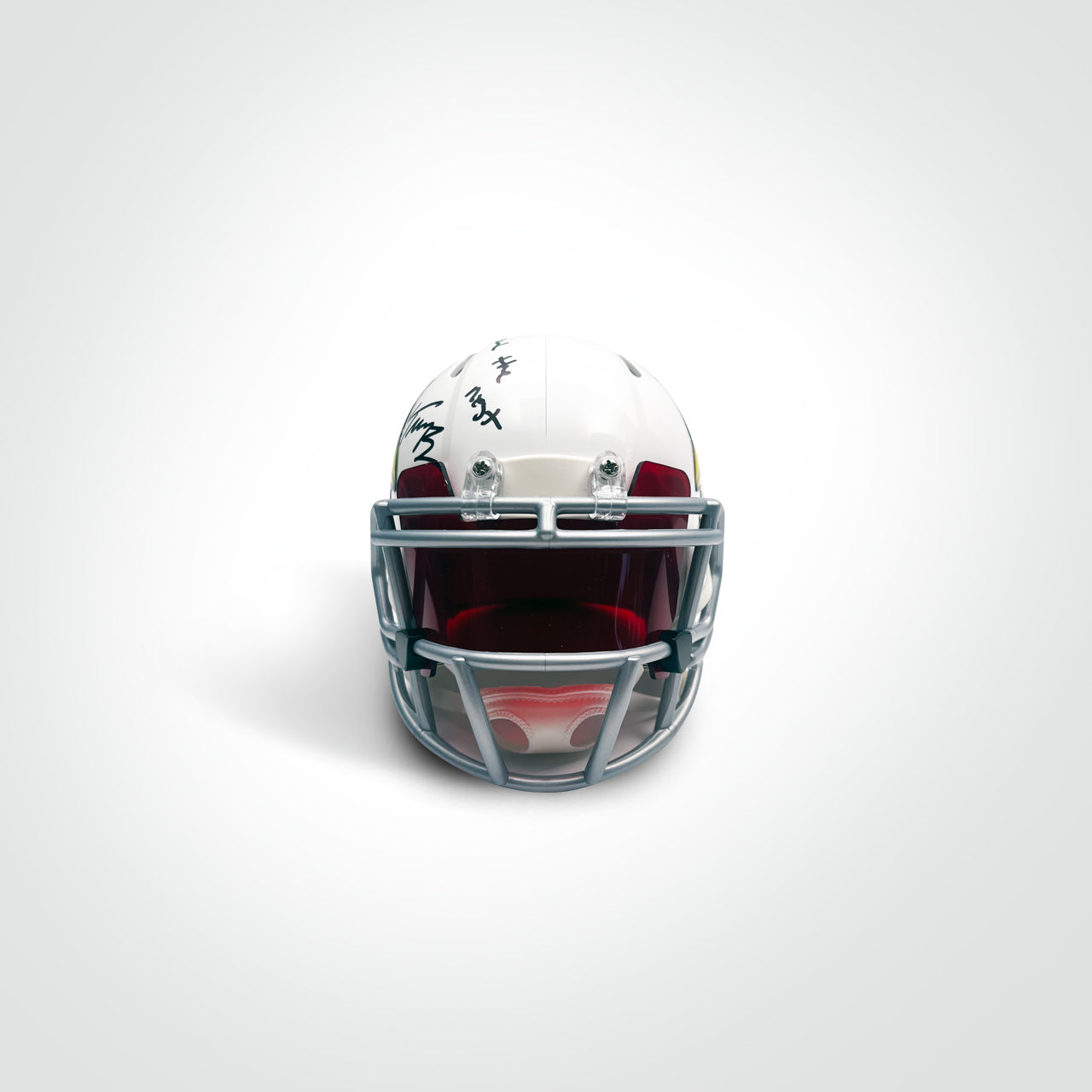 Trey McBride Signed Cardinals Speed Mini Helmet Inscribed "Protect the Nest" - The Real Autograph