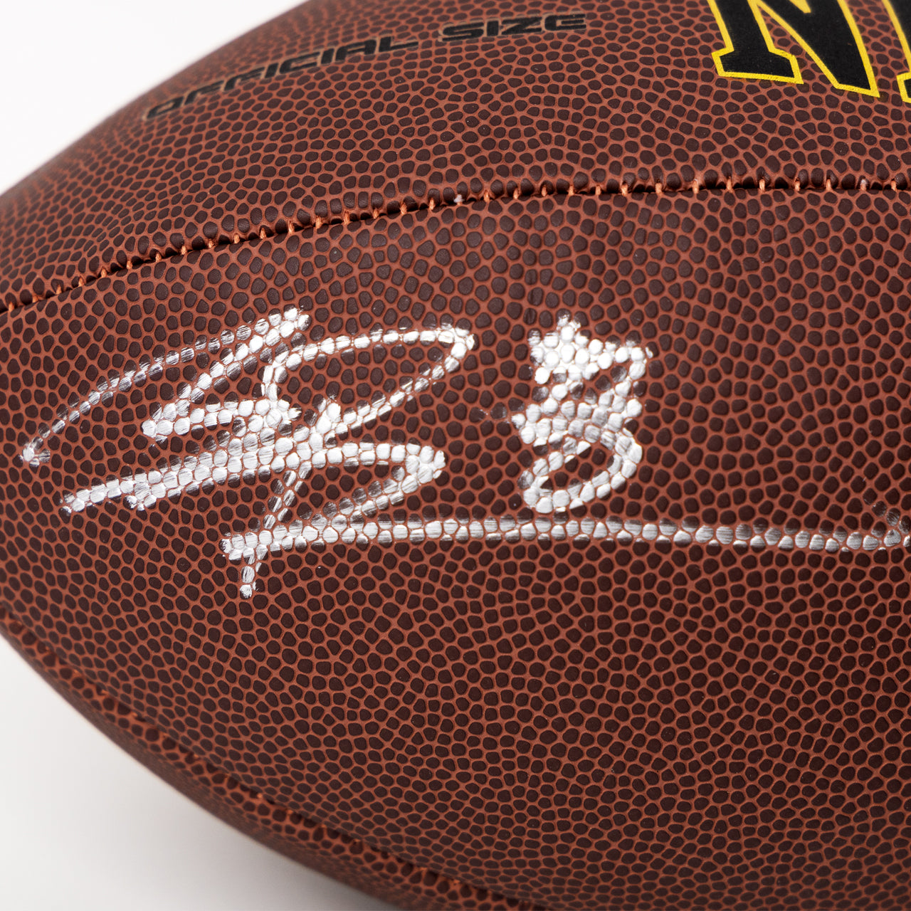 Terry Mclaurin & Brian Robinson Dual Signed Football - The Real Autograph