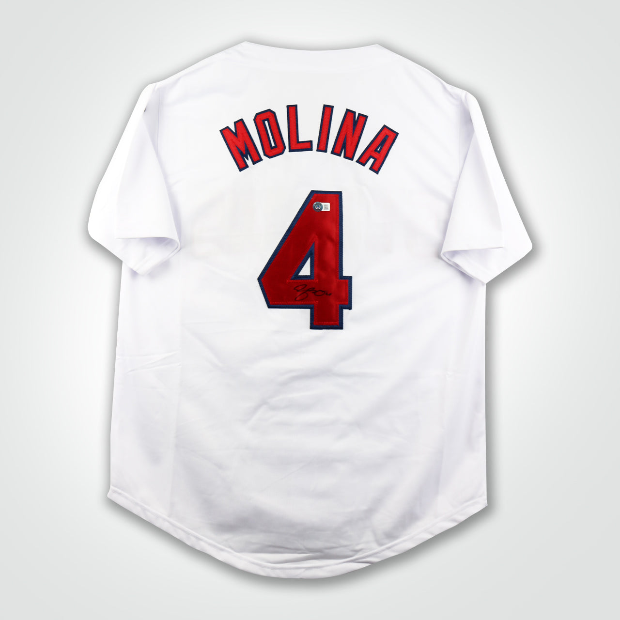 Yadier Molina Signed Jersey - The Real Autograph