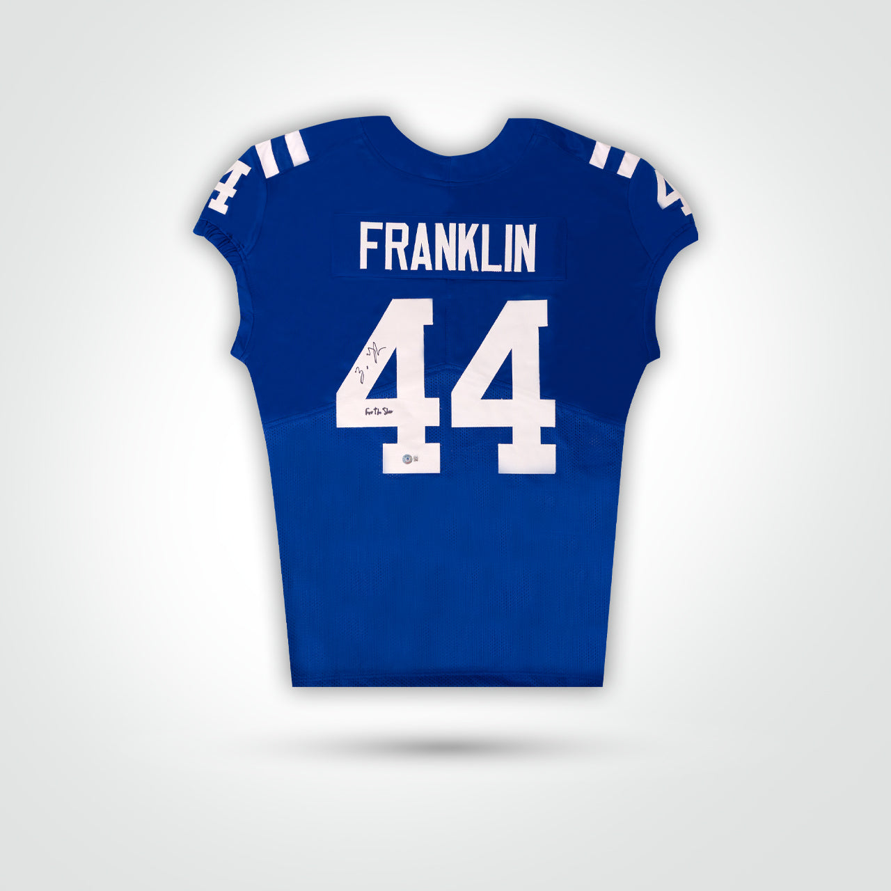 Zaire Franklin Signed Jersey Inscribed "For The Show" - The Real Autograph