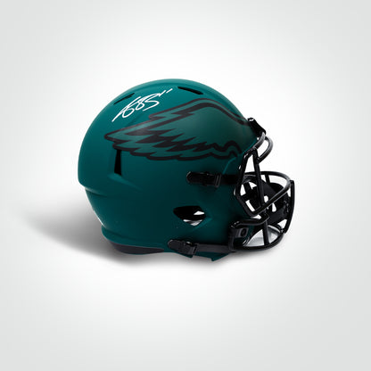 AJ Brown Signed Eagles Rave Full Size Replica Helmet
