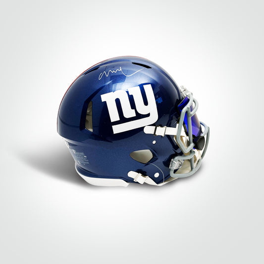 Abdul Carter Signed Giants Speed Full Size Authentic Helmet - The Real Autograph