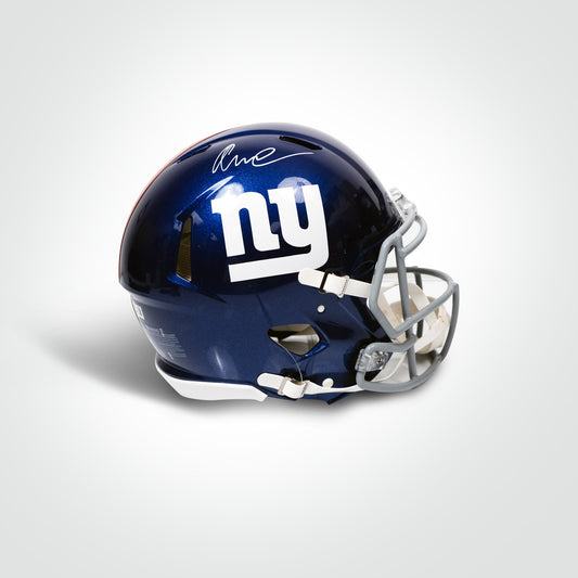 Abdul Carter Signed Giants Speed Full Size Authentic Helmet