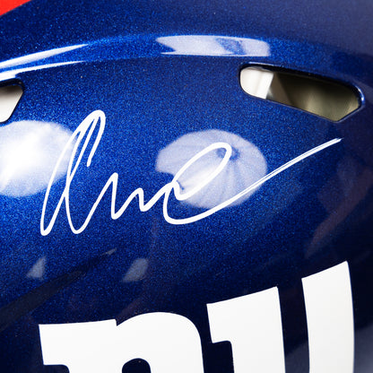 Abdul Carter Signed Giants Speed Full Size Authentic Helmet