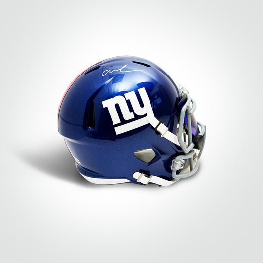 Abdul Carter Signed Giants Speed Full Size Replica Helmet - The Real Autograph