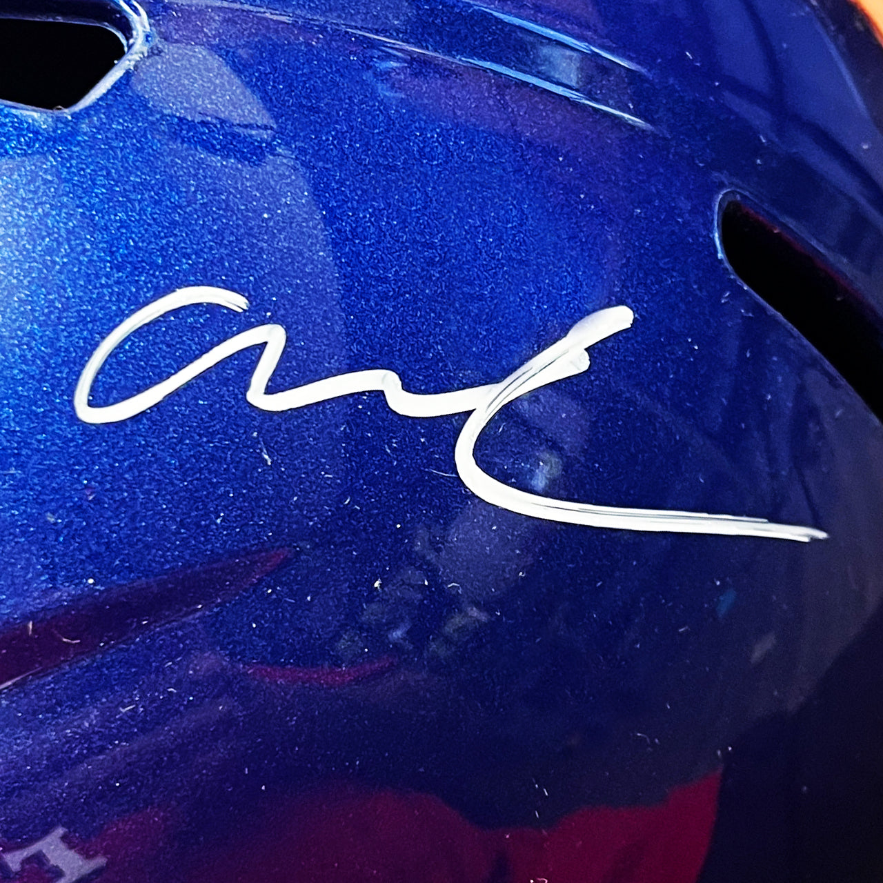 Abdul Carter Signed Giants Speed Full Size Replica Helmet - The Real Autograph