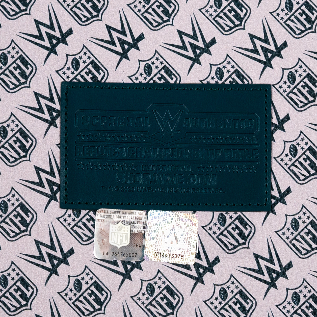 Allen Iverson Signed Eagles WWE Belt Inscribed "HoF 2K16" & "The Answer"