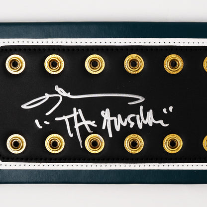 Allen Iverson Signed Eagles WWE Belt Inscribed "HoF 2K16" & "The Answer"