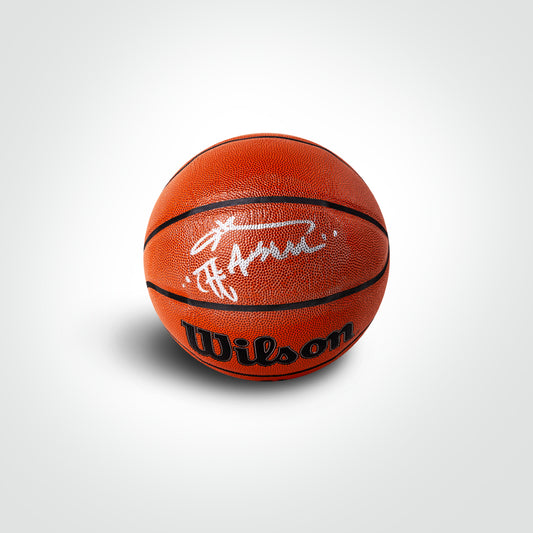 Allen Iverson Signed 76ers Basketball Inscribed "The Answer"