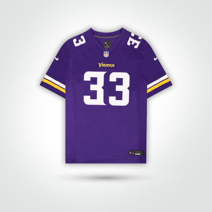 Aaron Jones Signed Vikings Nike Game Jersey Inscribed "SKOL!" & "ShowTyme" - The Real Autograph