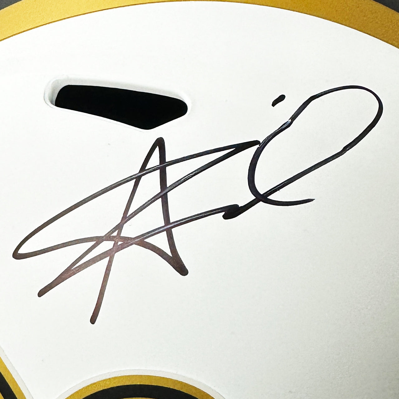 Alvin Kamara Signed Saints Lunar Eclipse Full Size Replica Helmet