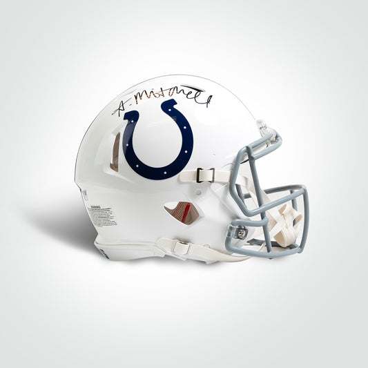 Adonai Mitchell Signed Colts Speed Full Size Authentic Helmet