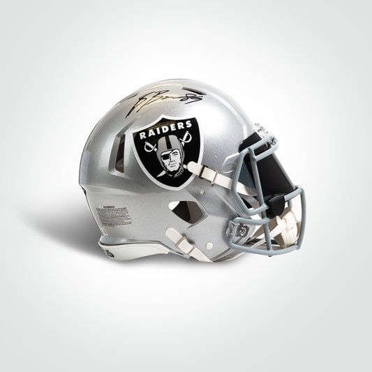 Brock Bowers Signed Raiders Speed Full Size Authentic Helmet