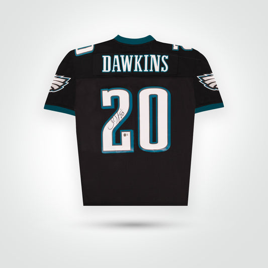 Brian Dawkins Signed Eagles Mitchell & Ness Replica Jersey