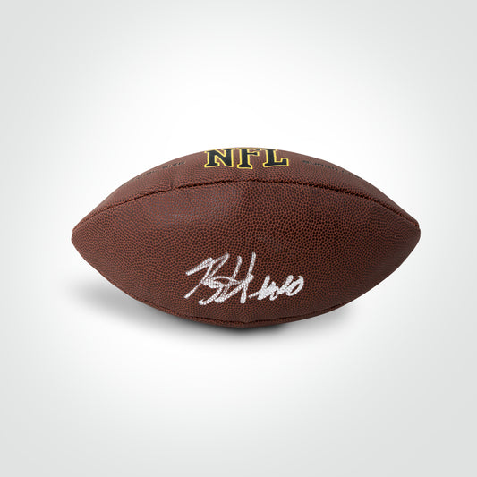 Breece Hall Signed Football