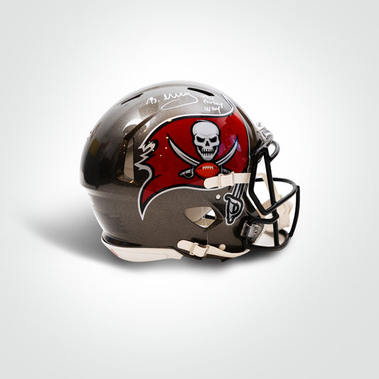 Bucky Irving Signed Buccaneers Speed  Full Size Authentic Helmet Inscribed "The Bucky Way"