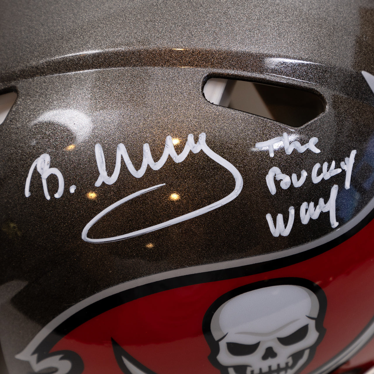 Bucky Irving Signed Buccaneers Speed  Full Size Authentic Helmet Inscribed "The Bucky Way"