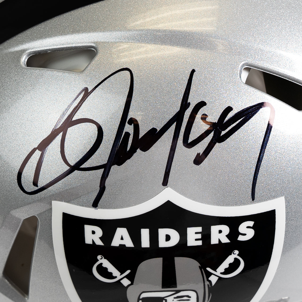 Bo Jackson Signed Raiders Speed Full Size Authentic Helmet