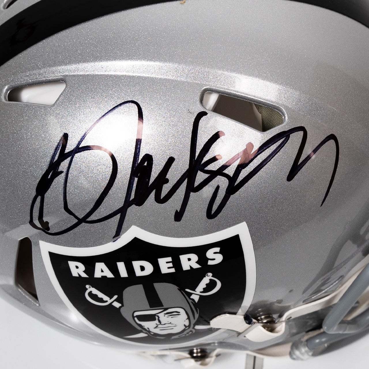 Bo Jackson Signed Raiders Speed Full Size Authentic Helmet