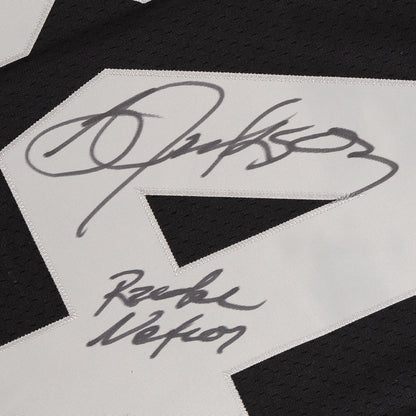 Bo Jackson Signed Raiders Mitchell & Ness Replica Jersey Inscribed "Raider Nation"