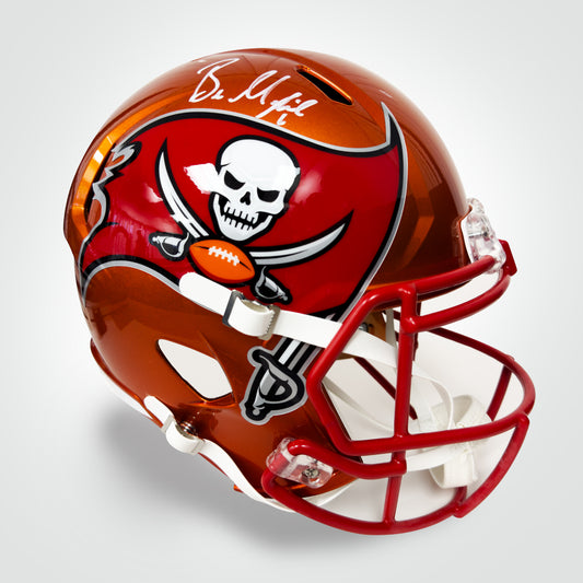 Baker Mayfield Signed Buccaneers Flash Full Size Replica Helmet