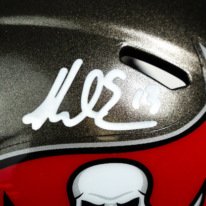 Baker Mayfield & Mike Evan Dual Signed Buccaneers Speed Mini Helmet