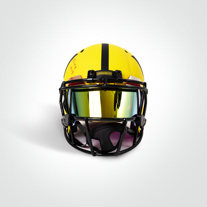 Brian Robinson Jr. Signed Commanders Rave Speed Full Size Replica Helmet Inscribed "Raise Hail"