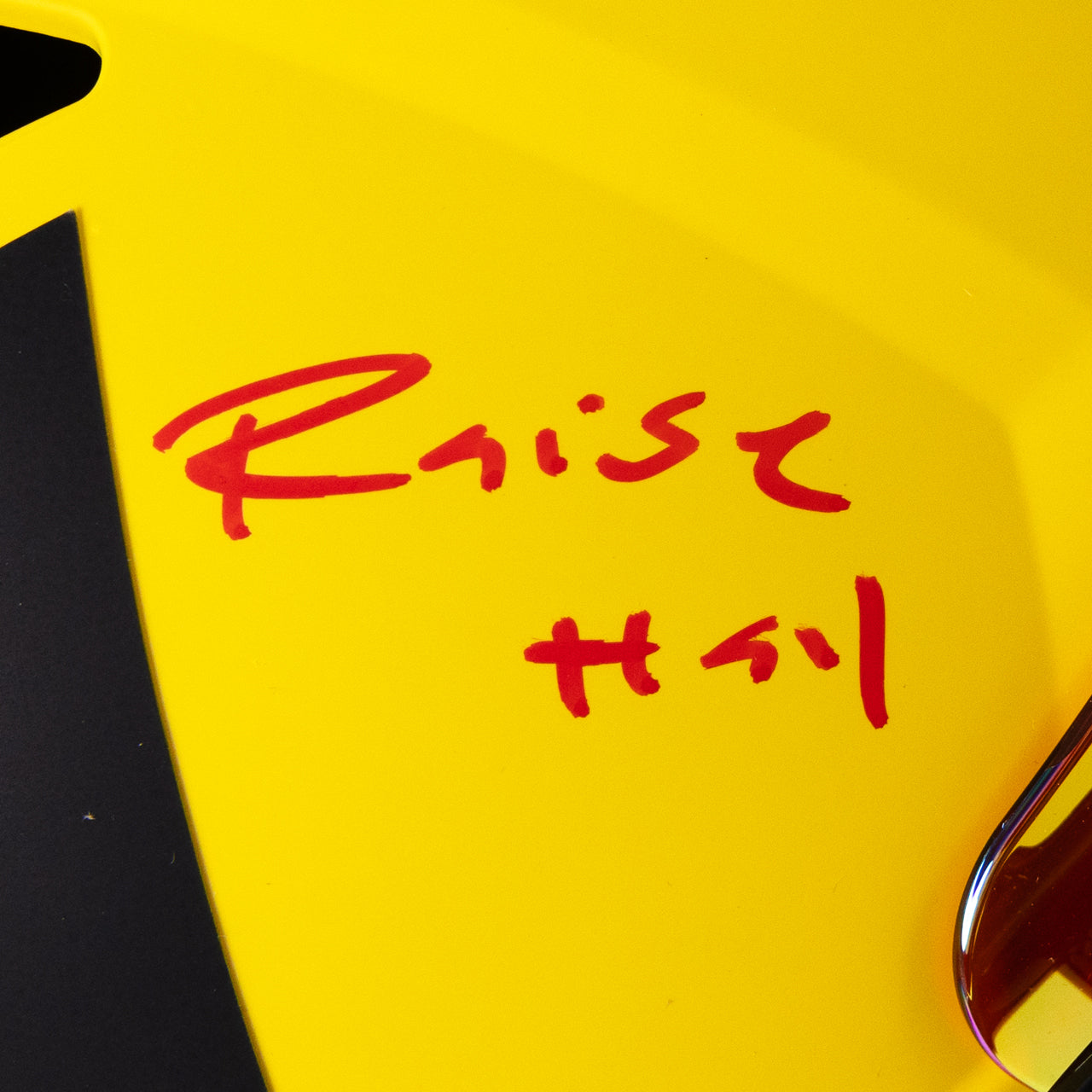 Brian Robinson Jr. Signed Commanders Rave Speed Full Size Replica Helmet Inscribed "Raise Hail"