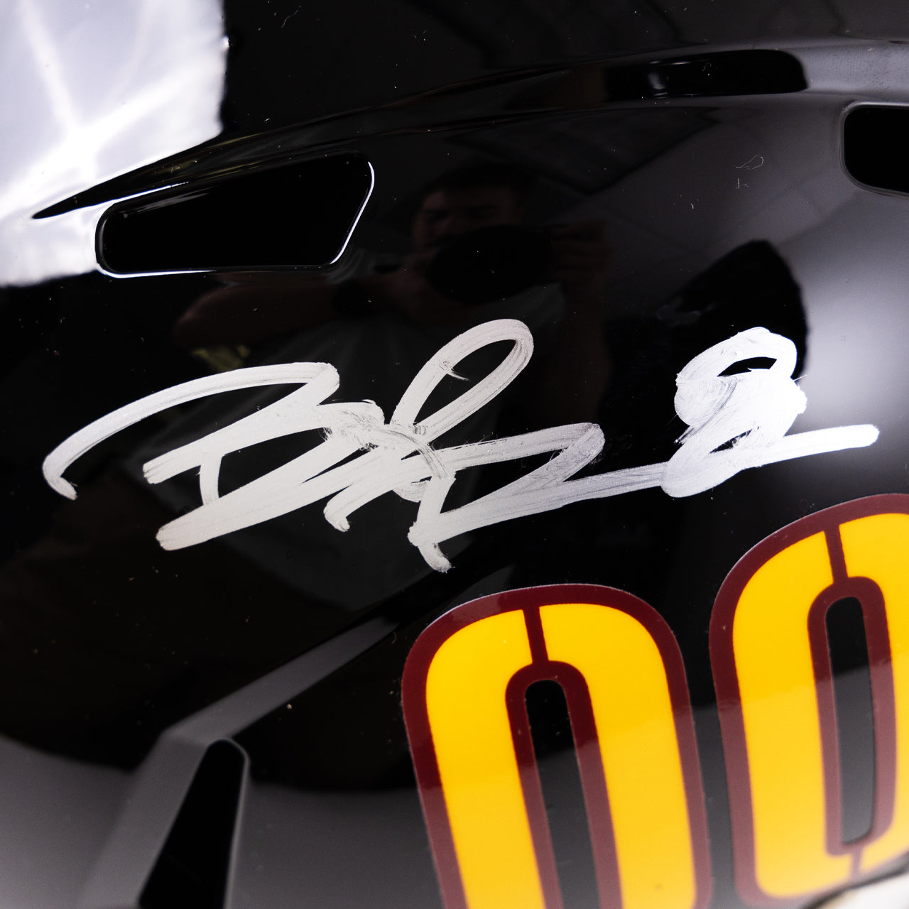 Brian Robinson Jr. Signed Commanders Alternate Full Size Replica Helmet