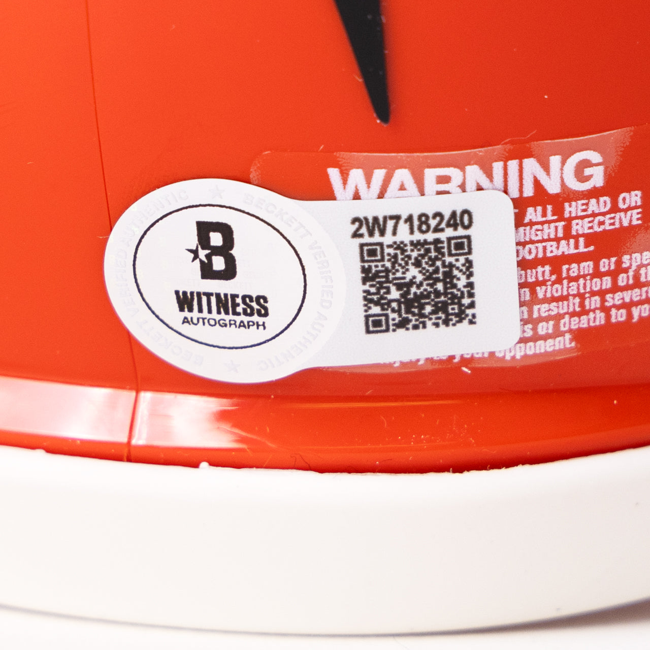 Chase Brown Signed Bengals Speed Mini Helmet