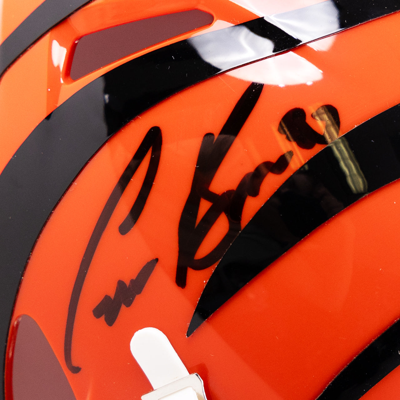 Chase Brown Signed Bengals Speed Mini Helmet