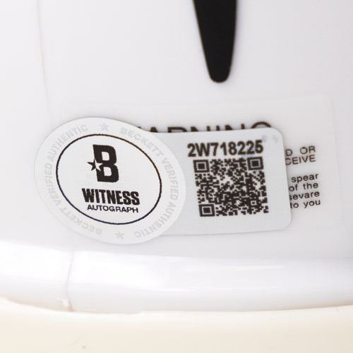 Chase Brown Signed Bengals Alternate Speed Mini Helmet