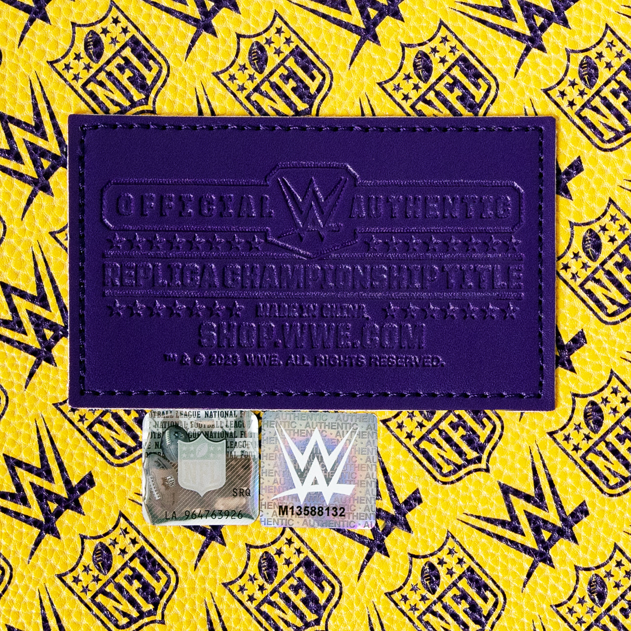 Cris Carter Signed Vikings WWE Belt
