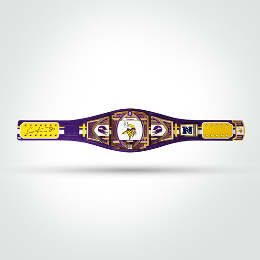 Cris Carter Signed Vikings WWE Belt