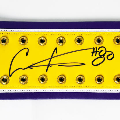 Cris Carter Signed Vikings WWE Belt