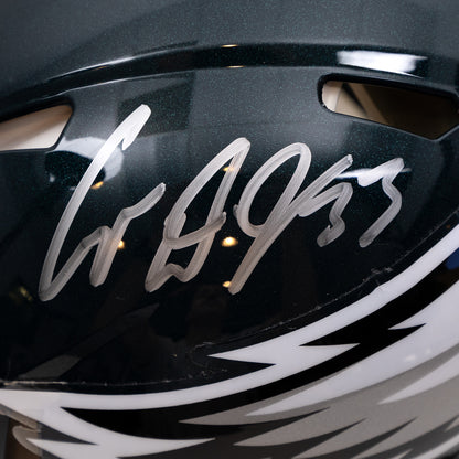 Cooper Dejean Signed Eagles Speed Full Size Authentic Helmet