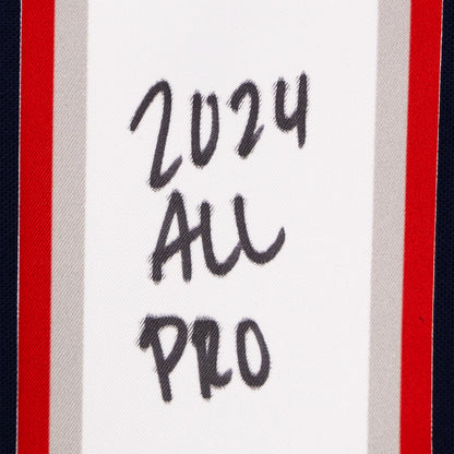 Christian Gonzalez Signed Patriots Nike Limited Jersey Inscribed "No Days Off, 2024 All Pro, 2023 1st RD Pick"