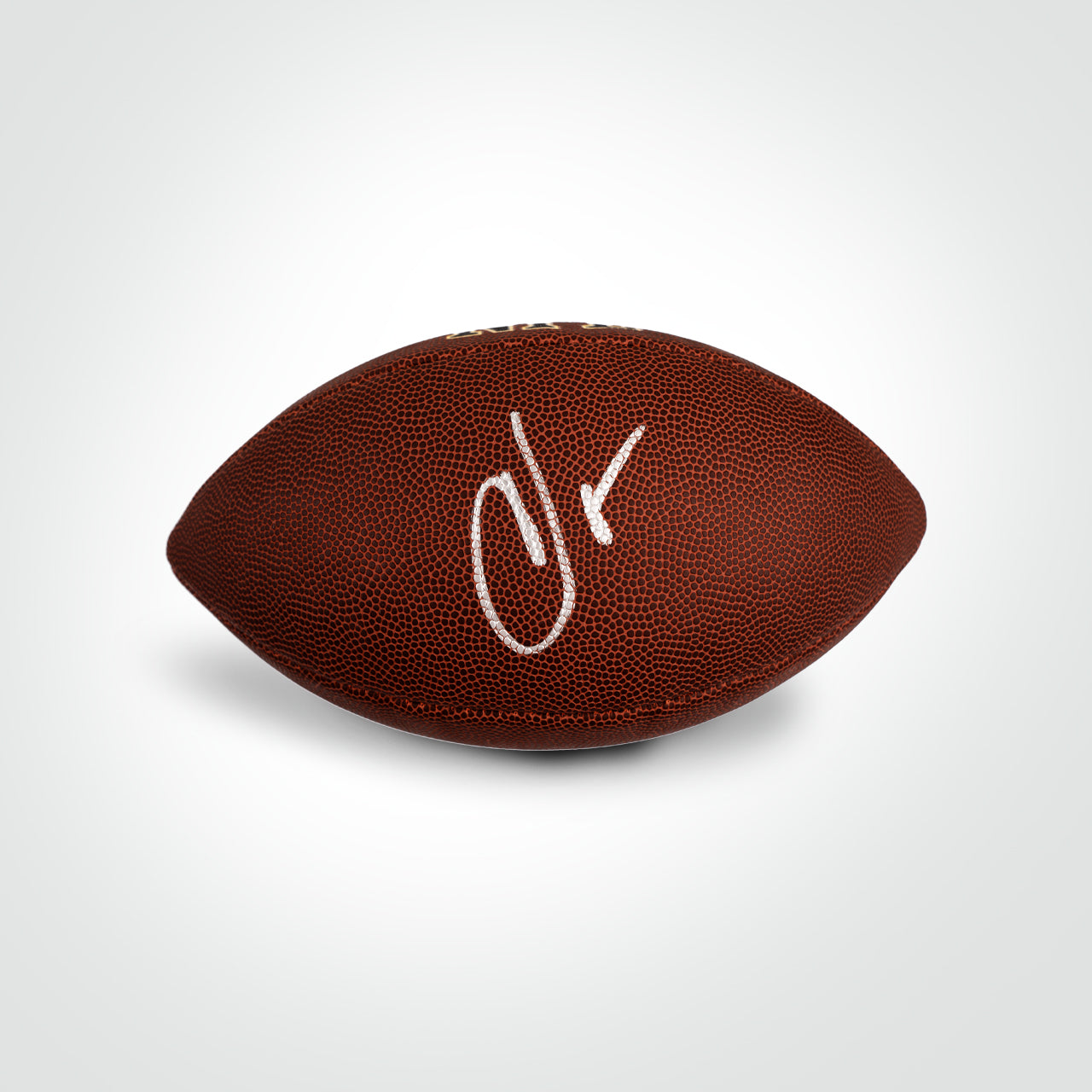 Chad Johnson Signed Football