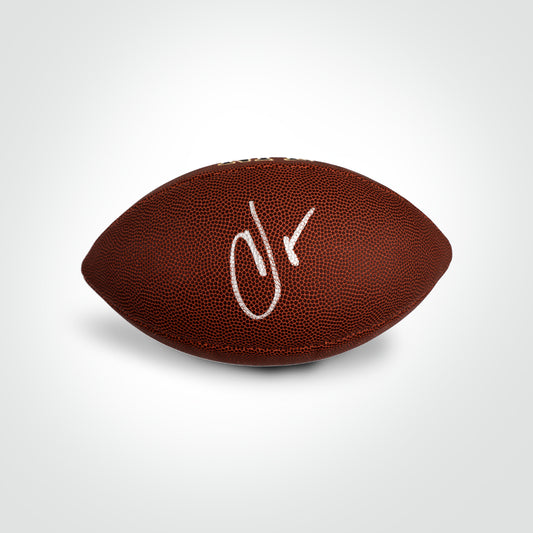 Chad Johnson Signed Football
