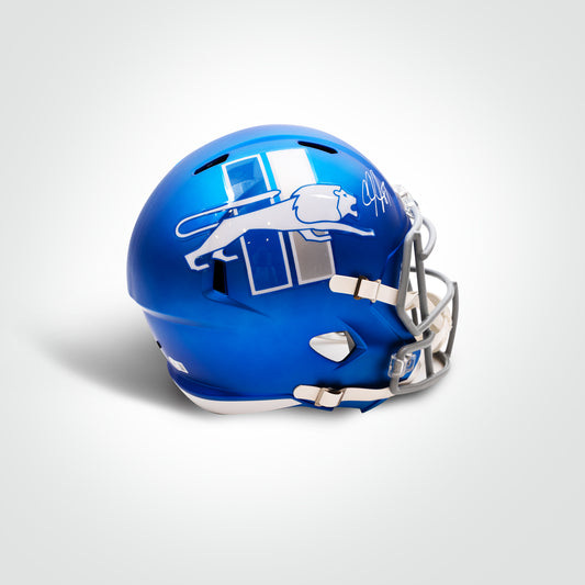Calvin Johnson Signed Lions Alternate Speed Full Size Replica Helmet