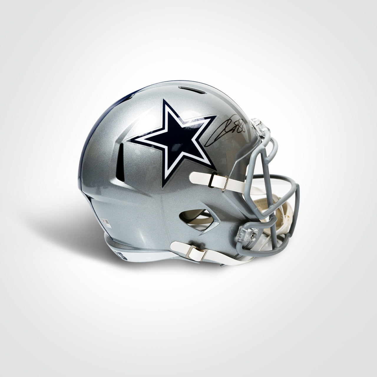 Ceedee Lamb Signed Cowboys Full Size Replica Speed Helmet - The Real Autograph