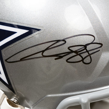 Ceedee Lamb Signed Cowboys Full Size Replica Speed Helmet - The Real Autograph