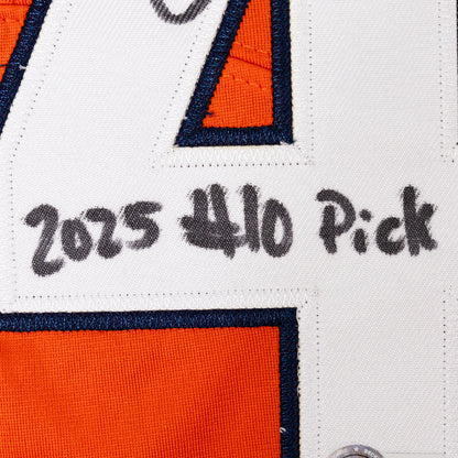 Colston Loveland Signed Bears Alternate Nike Limited Jersey Inscribed "2025 #10 Pick"